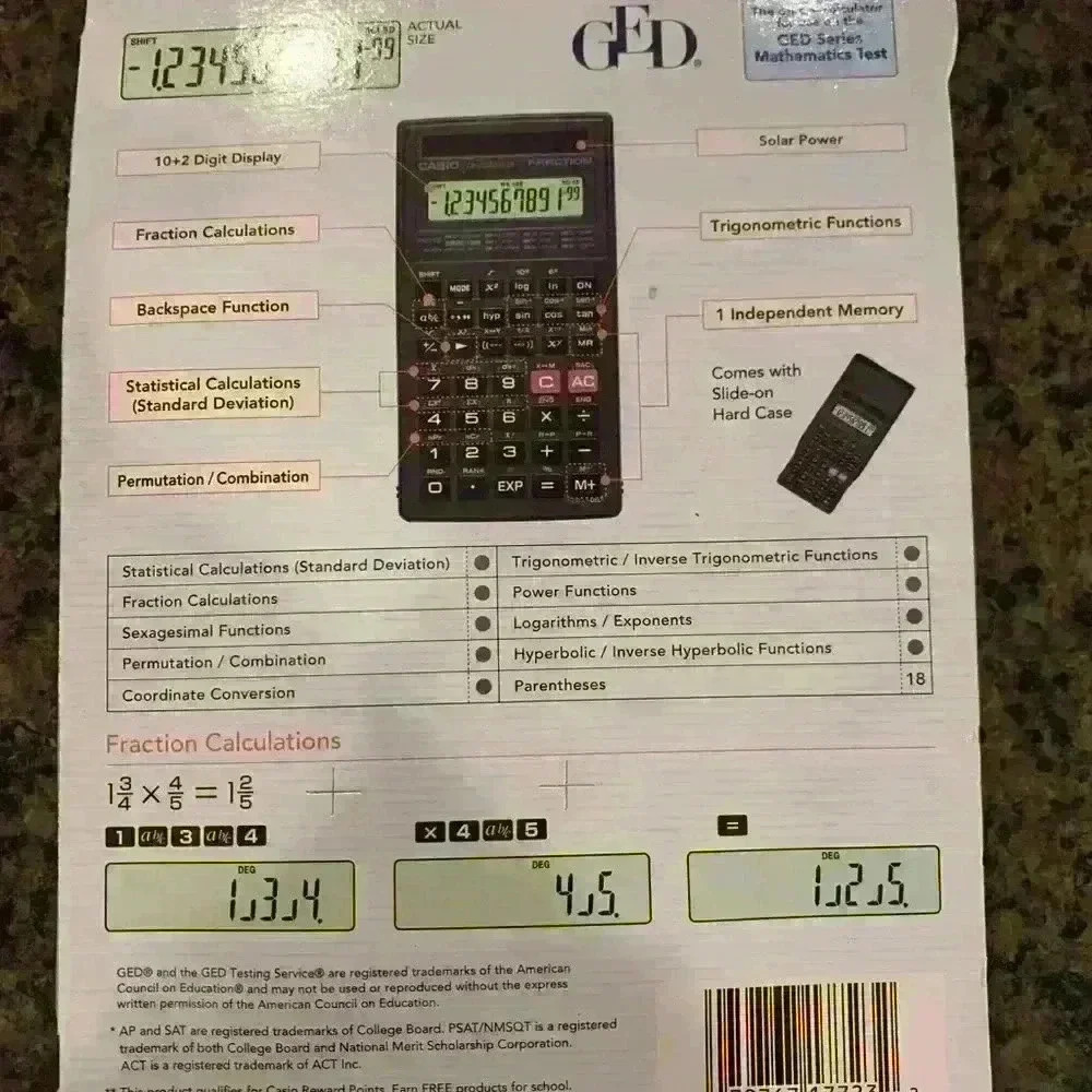 New Casio Fx-260 Solar Scientific Calculator - Picture 2 of 8